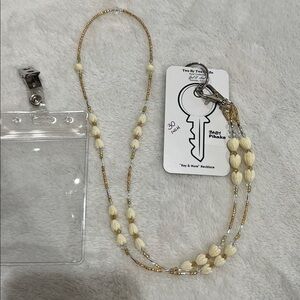 30” Baby Pikake “Key & More” Nexklace